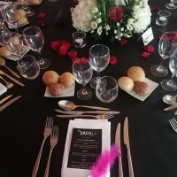 repas caritatif - dressage de table