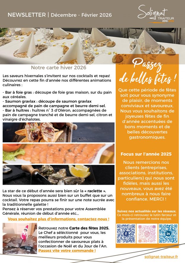 Passez de belles fêtes !